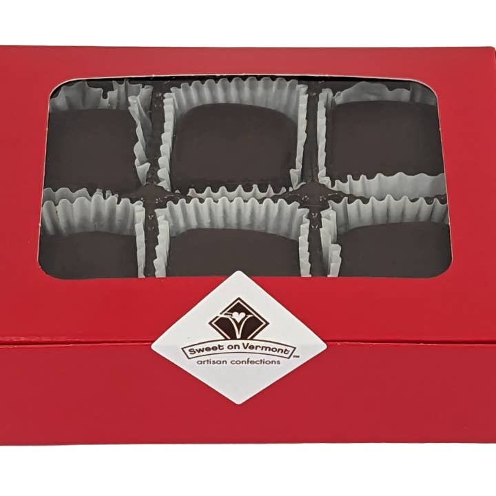 Maple Caramels (6pc box) for wholesale by Sweet on Vermont Artisan Confections
