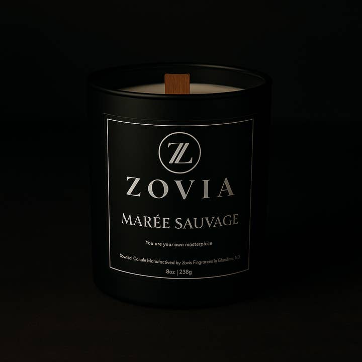 Marée Sauvage Candle – Tropical Citrus, Coconut & Amber Coastal Home Fragrance for wholesale by Zovia Fragrances
