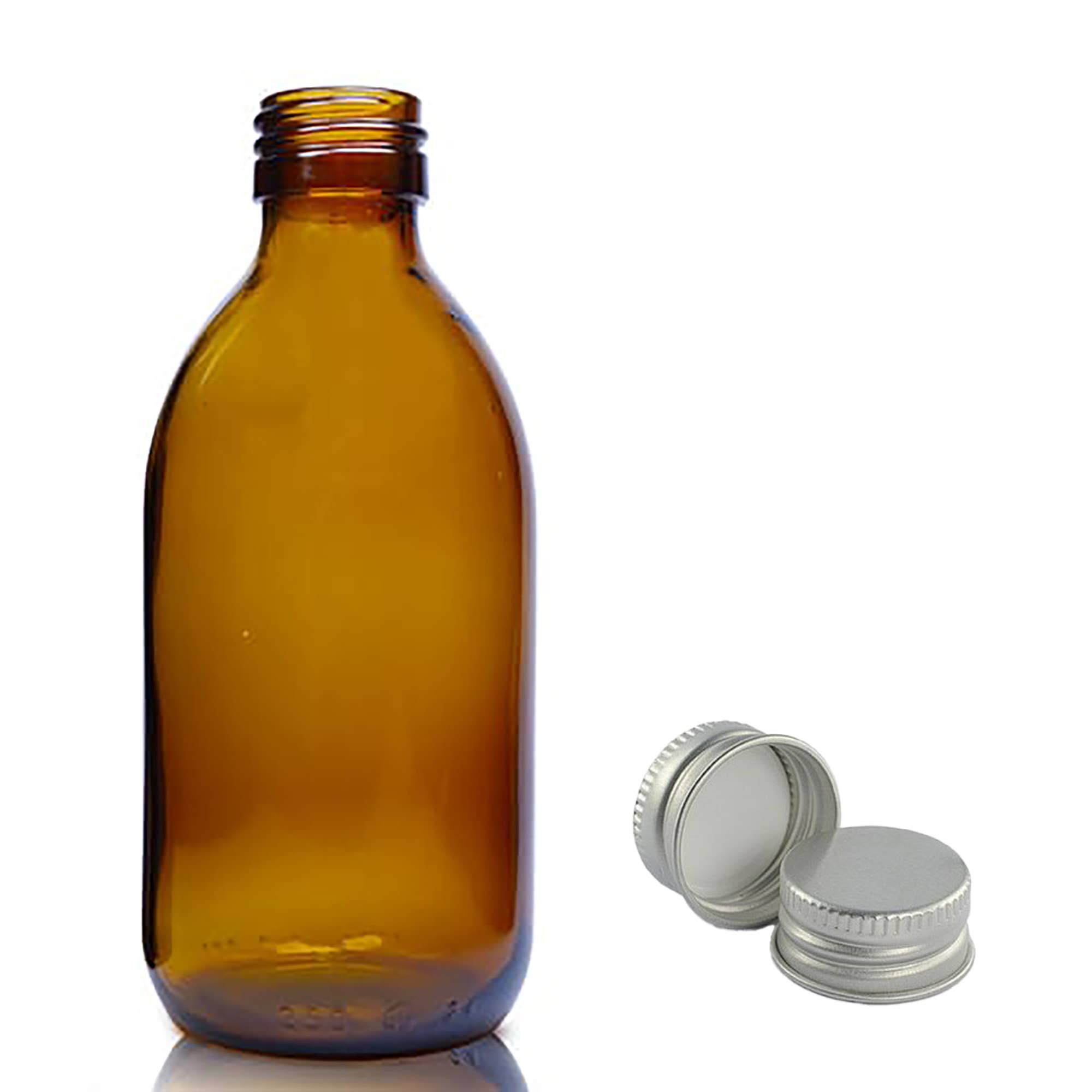 AWGifts Europe - Wholesale Essential Oil Holder - 250ml Amber Glass Medicine Bottle2