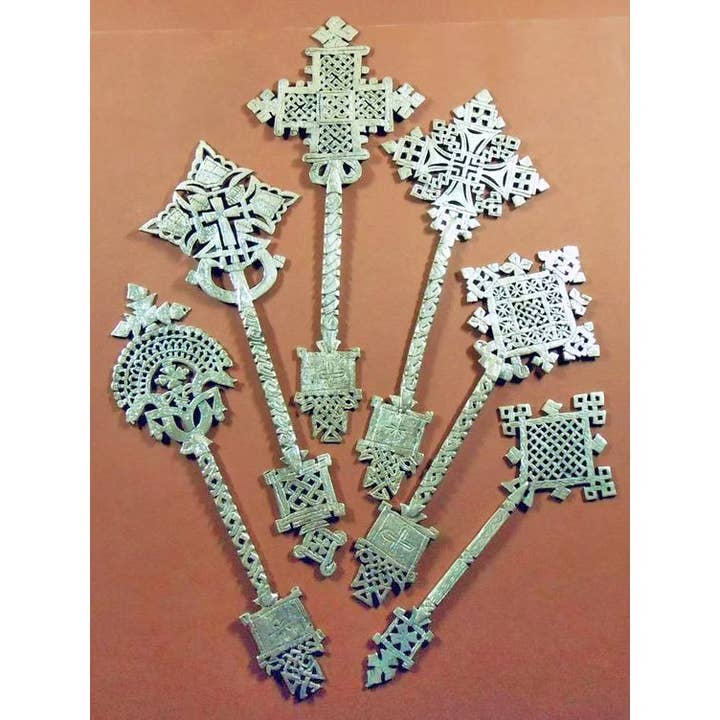 Deseta Design - Wholesale Bandana - Women's - Mystical Afro Angels Ethiopian-Inspired Bandana - Coral4