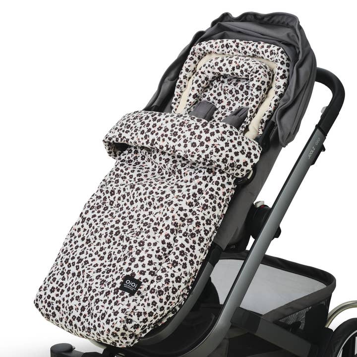 OiOi - Wholesale Pram cover/accessory - All-in-One Convertible Footmuff – Ditsy Floral