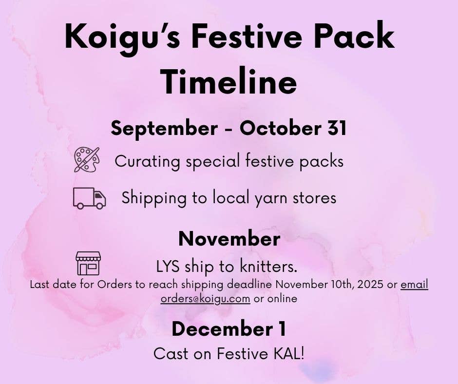 Koigu Wool Designs - Wholesale Yarn - Festive 25 day KPPPM Pencil pack2