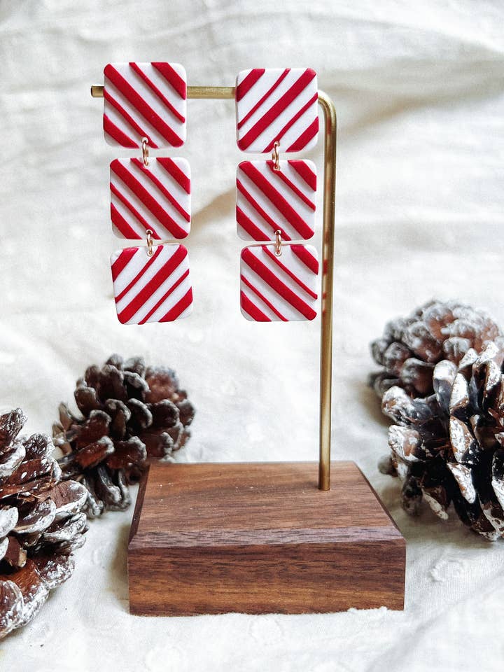 Candy cane squares for wholesale by Love Poppy Co.