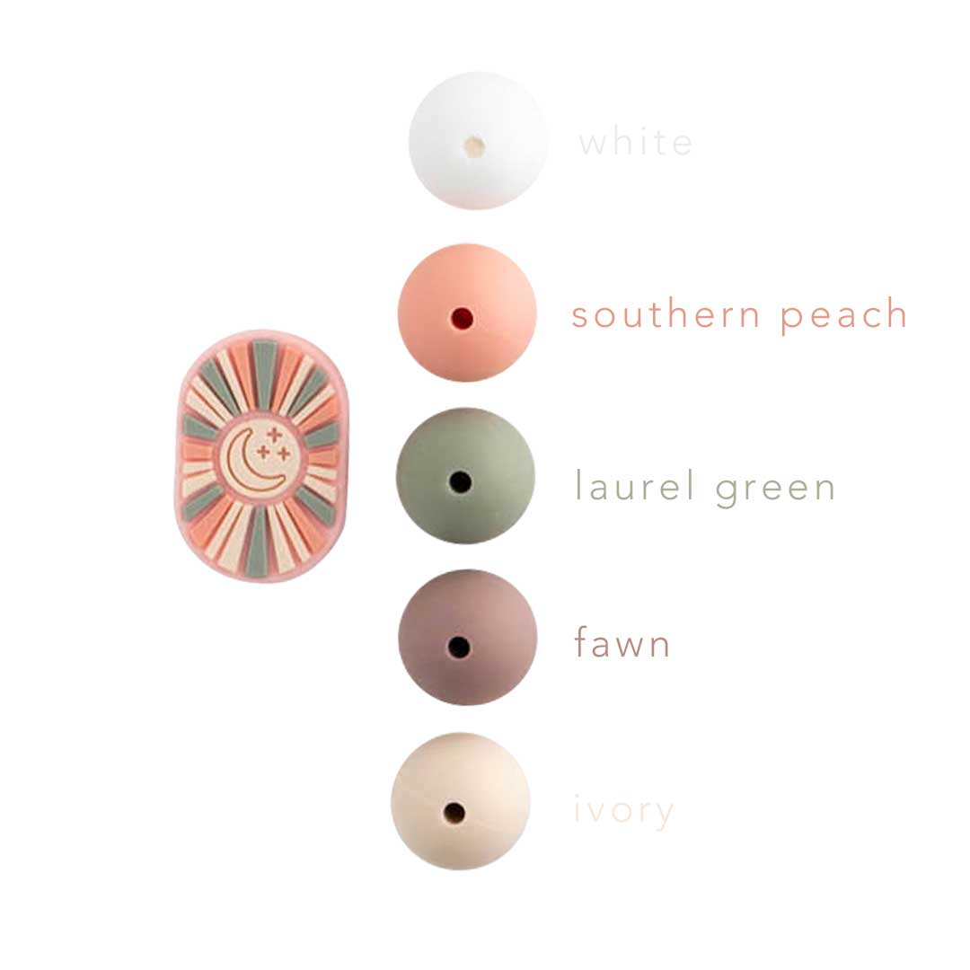 Cara & Co Silicone Craft Supply - Wholesale Craft Supplies - Boho Ray Silicone Focal Beads6