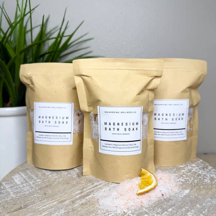 Whispering Wellness Co. - Wholesale Bath Soak/Milk - Magnesium Bath Soak