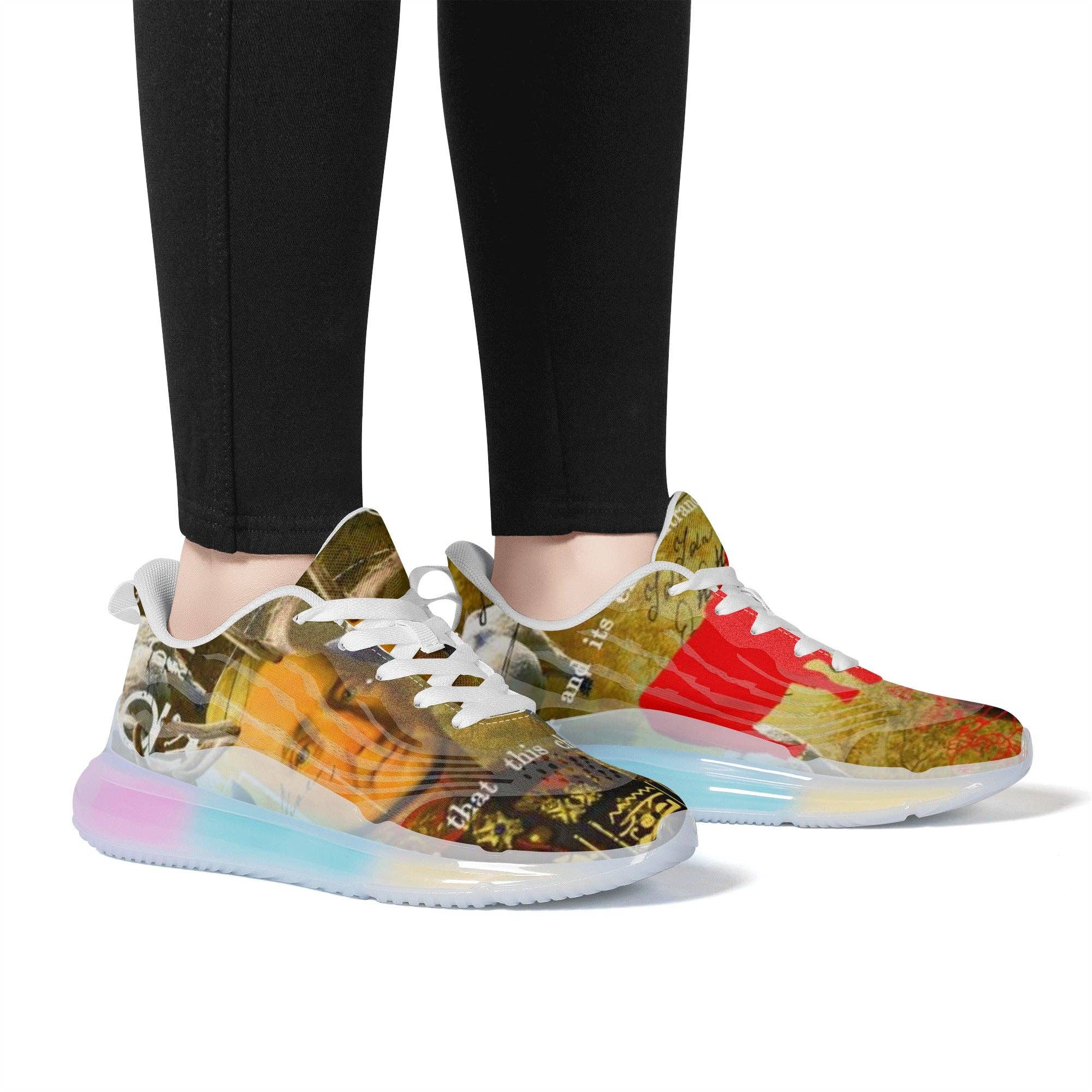 Bønes and Balløøns – wholesale Athletic trainers – Unisex – BOVINE Unisex Pastel Translucent Air Sole Running Shoes9