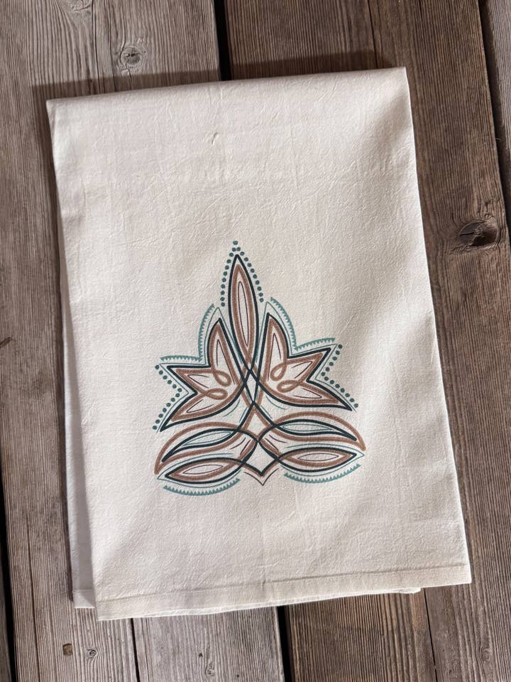Boot Stitch - Western Tea Towel for wholesale by Diamond Horseshoe Trading Co