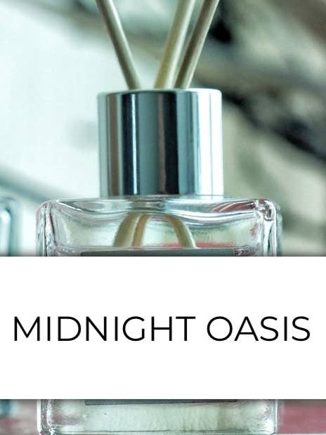 Midnight Oasis Reed Diffusers for wholesale by HomeBody Essentials