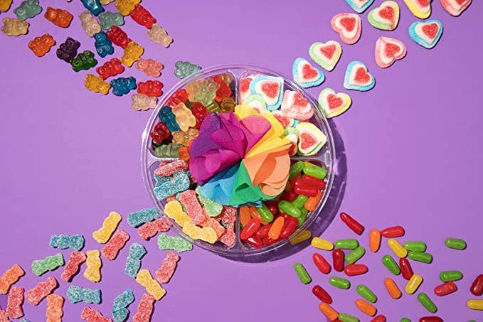Purple Plum - Wholesale Gummy - Rainbow Party Gift Platter1