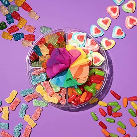 Purple Plum - Wholesale Gummy - Rainbow Party Gift Platter1