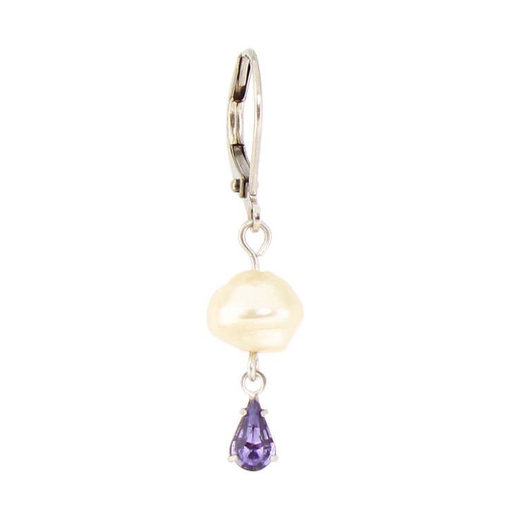 Baked Beads - Wholesale Dangle Earrings - Crystal Pearl Drop Earring2