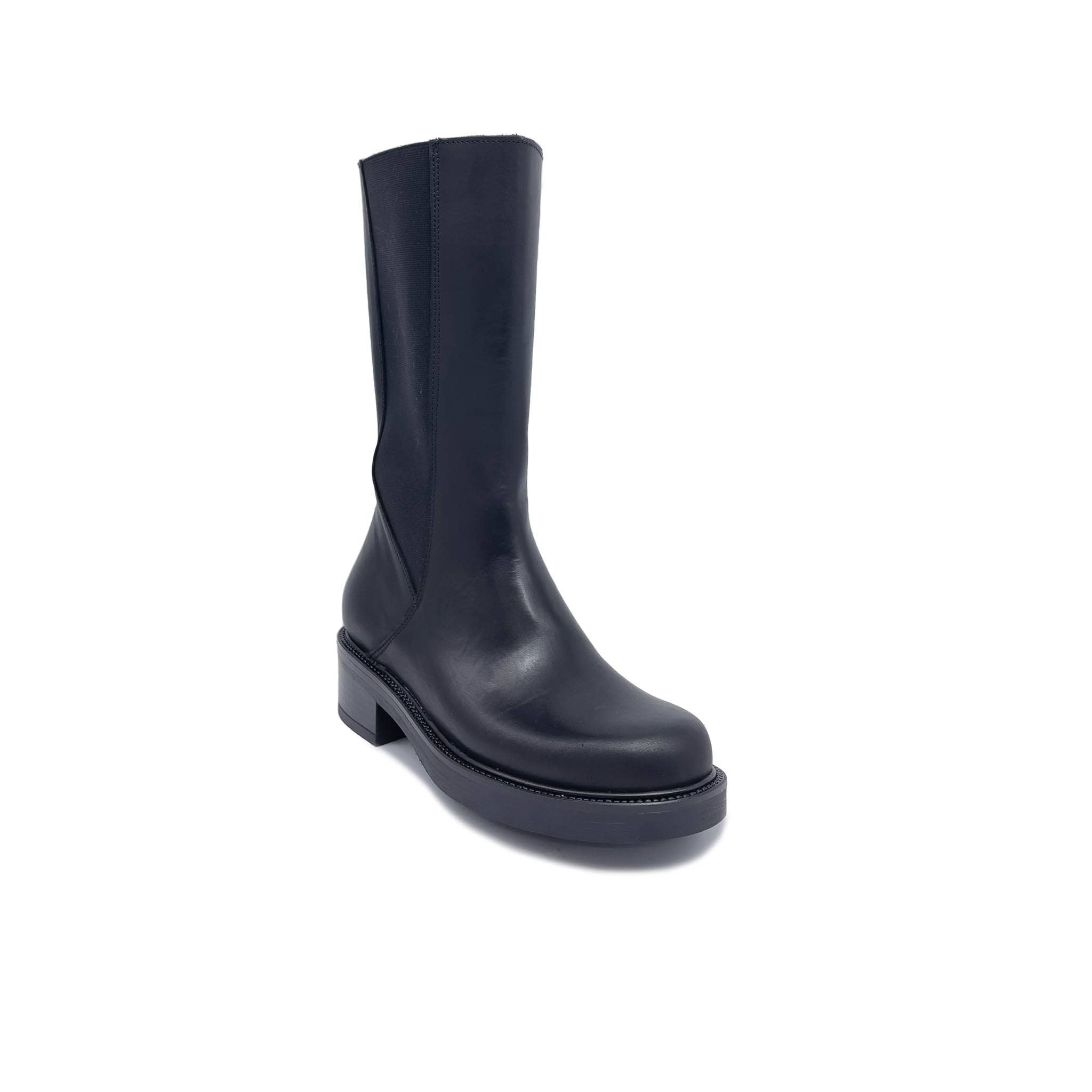 WALKING NOW SRL - Venta al por mayor Botas Chelsea - Mujer - Botas Chelsea Beatles de cuero negro para mujer otoño-invierno