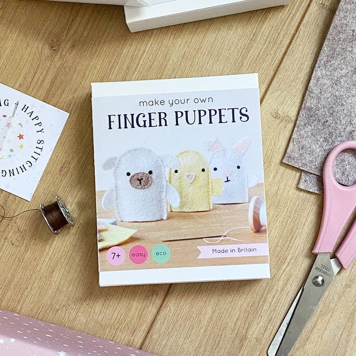 Clara and Macy - Wholesale Craft Sewing Kit - Make Your Own Spring Finger Puppets Craft Kit1