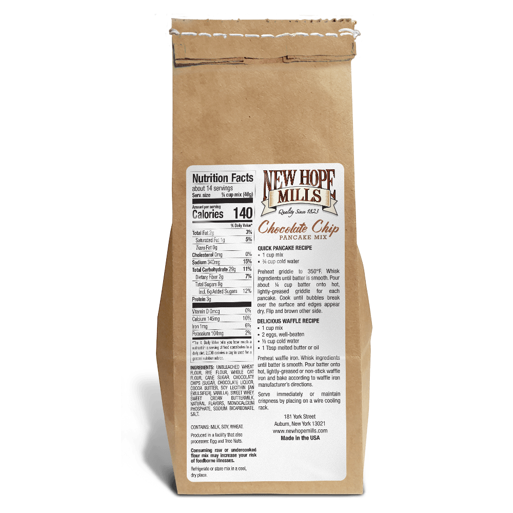 New Hope Mills - Wholesale Pancake Mix - Chocolate Chip Pancake Mix1