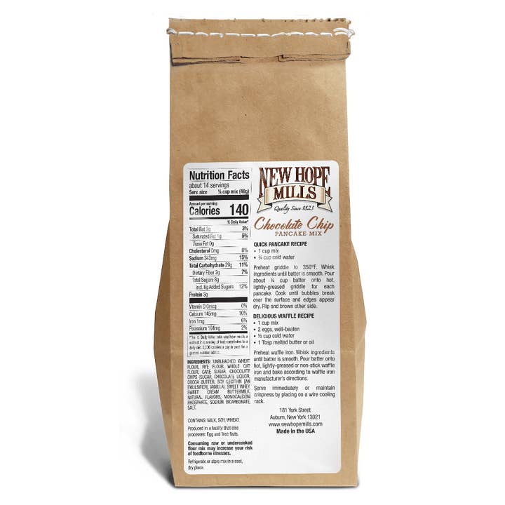 New Hope Mills - Wholesale Pancake Mix - Chocolate Chip Pancake Mix1