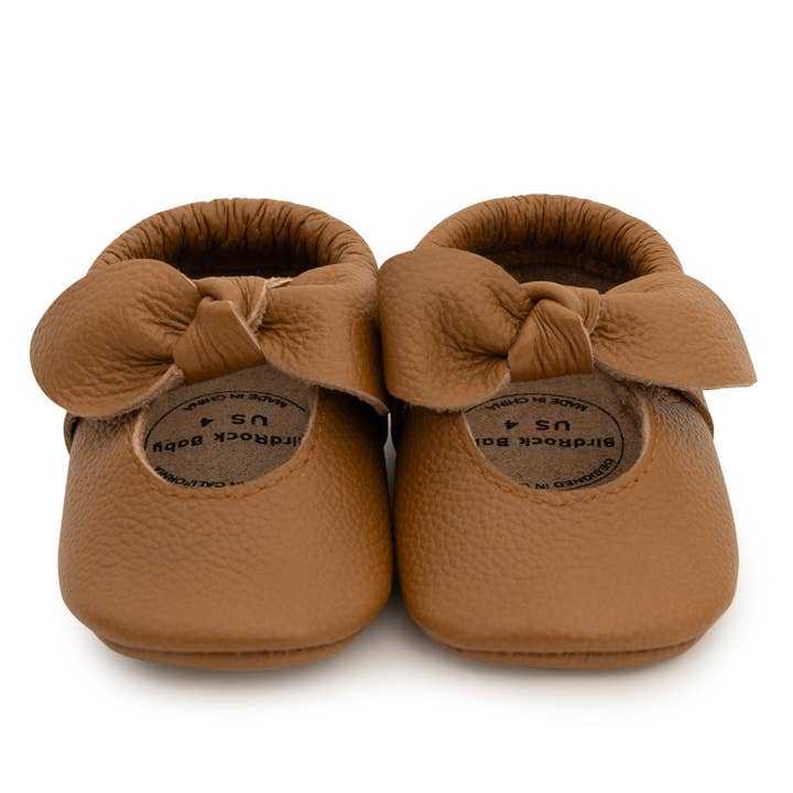 BirdRock Baby - Wholesale Moccasins - Kids - Brown Knot Moccasins2