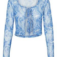 Cardigan in rete con cravatta Nmvaiana L/S per la vendita all'ingrosso da parte di Noisy May