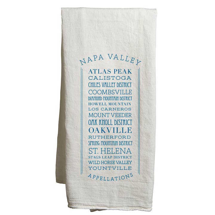 Mercantile 12 - Wholesale Tea Towel - Custom APPELLATIONS 22" x 38" Flour Sack Tea Towel7