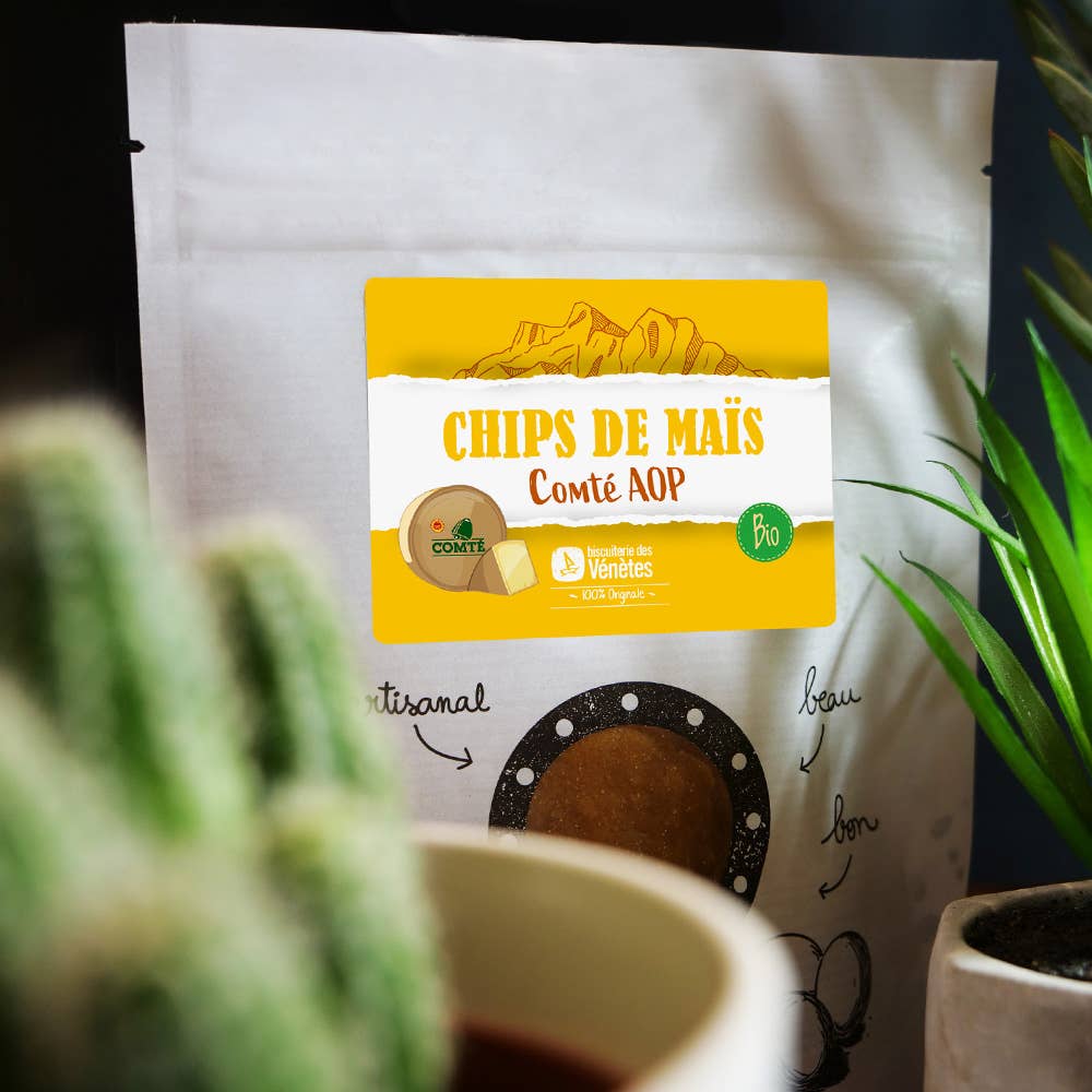 Biscuiterie des Vénètes - Wholesale Chips - AOP Comté Corn Chips - Organic1