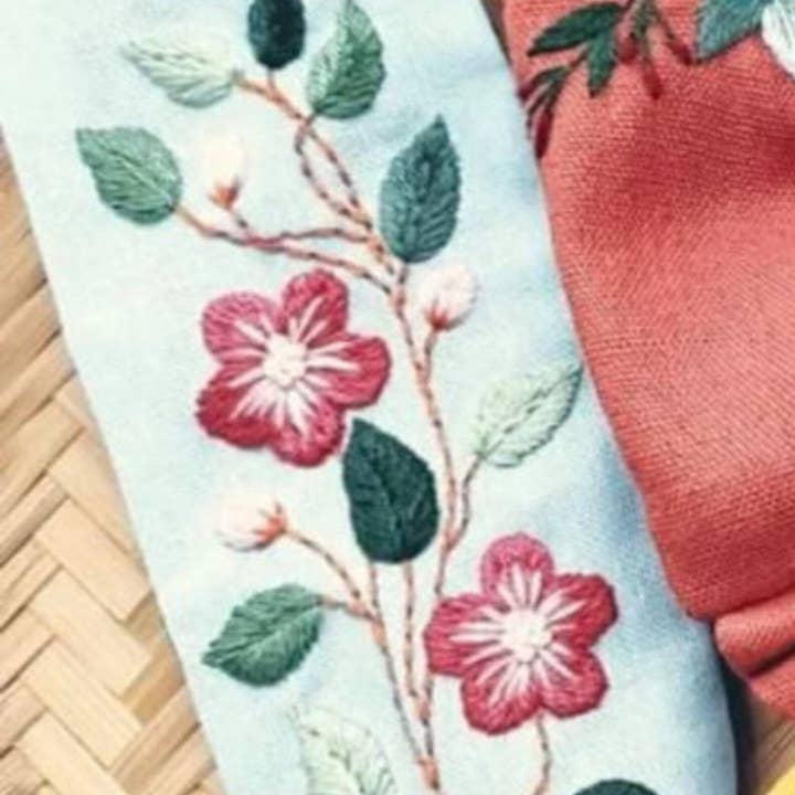 Quince Fables - Wholesale Fashion Headband - Women's - Embroidered Linen Turban, Collection Mia ✅1