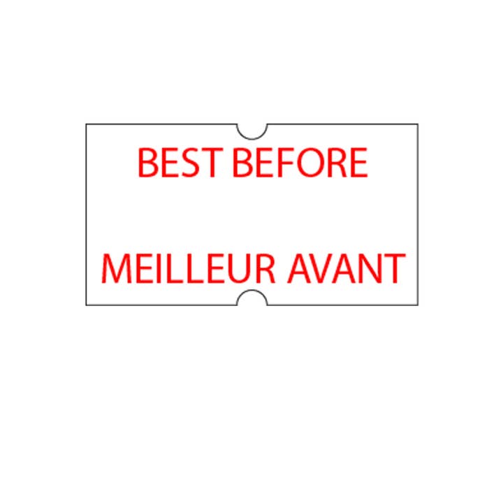 Suburban Sales - Wholesale Gift Tag Label - Motex 5500 Price Labels - Batch & Expiration Date Labelling