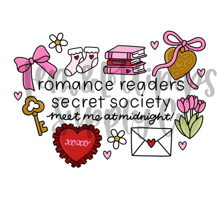 Romance reader sticker for wholesale by Lem&Lollipops Supply Co. LLC