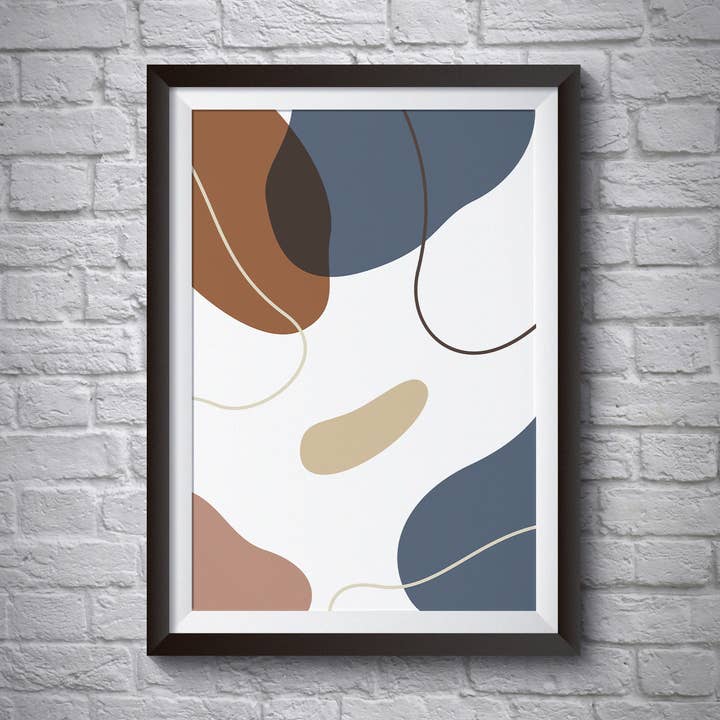 Geometric Harmony - Journey between Heaven and Earth - Poster for wholesale by Artcamia