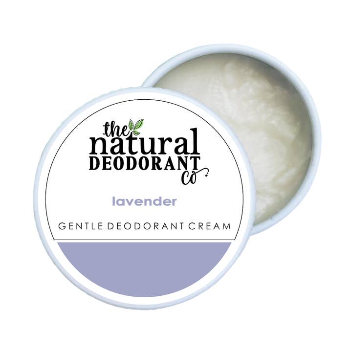 Gentle Deodorant Cream Lavender 10g Mini for wholesale by The Natural Deodorant Co.