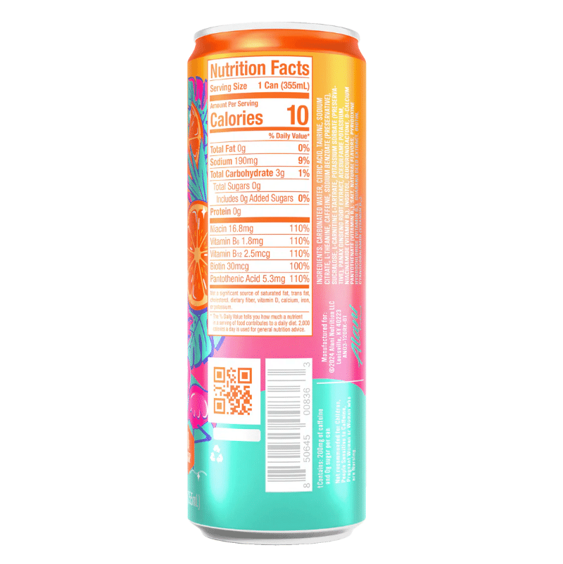 L&F Universal Goods - Wholesale Sports/Energy Drink - Alani Nu Energy - 12 Pk - 12 Oz - Orange Kiss1