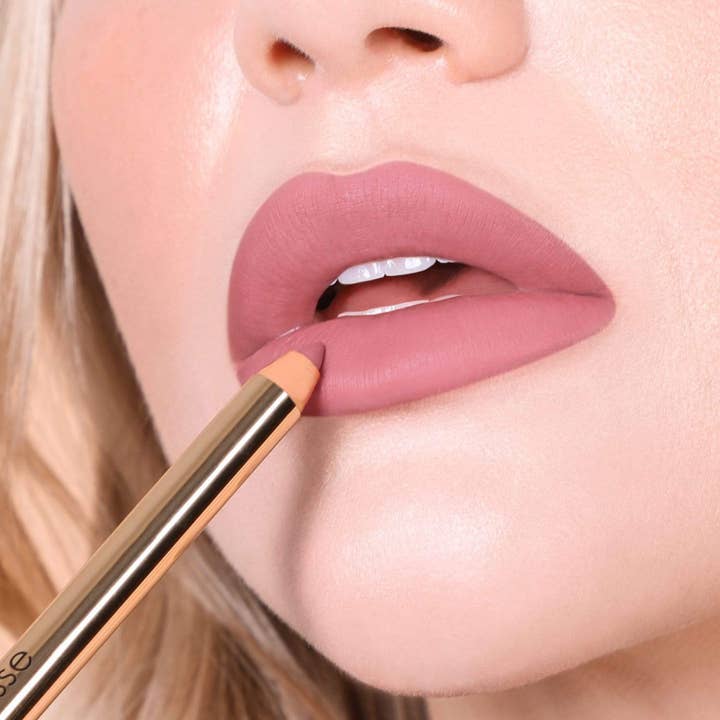 Mirenesse - Vendita all'ingrosso Matita/Liner per labbra - Matte Liner Duo antibacio - Nude Roses