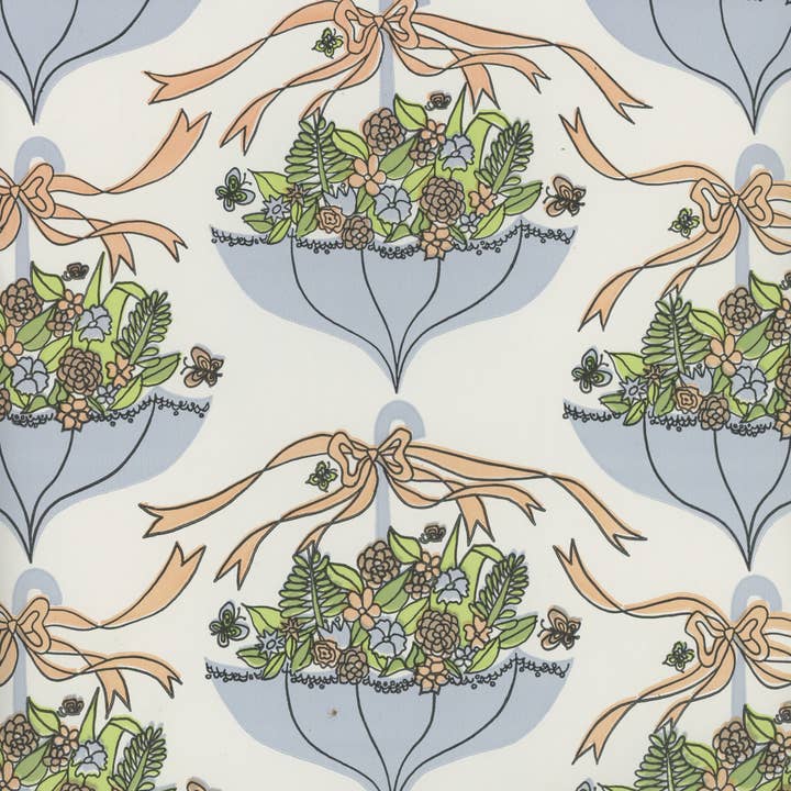 Bridal Shower Floral Vintage Paper for wholesale by Yozo Studio