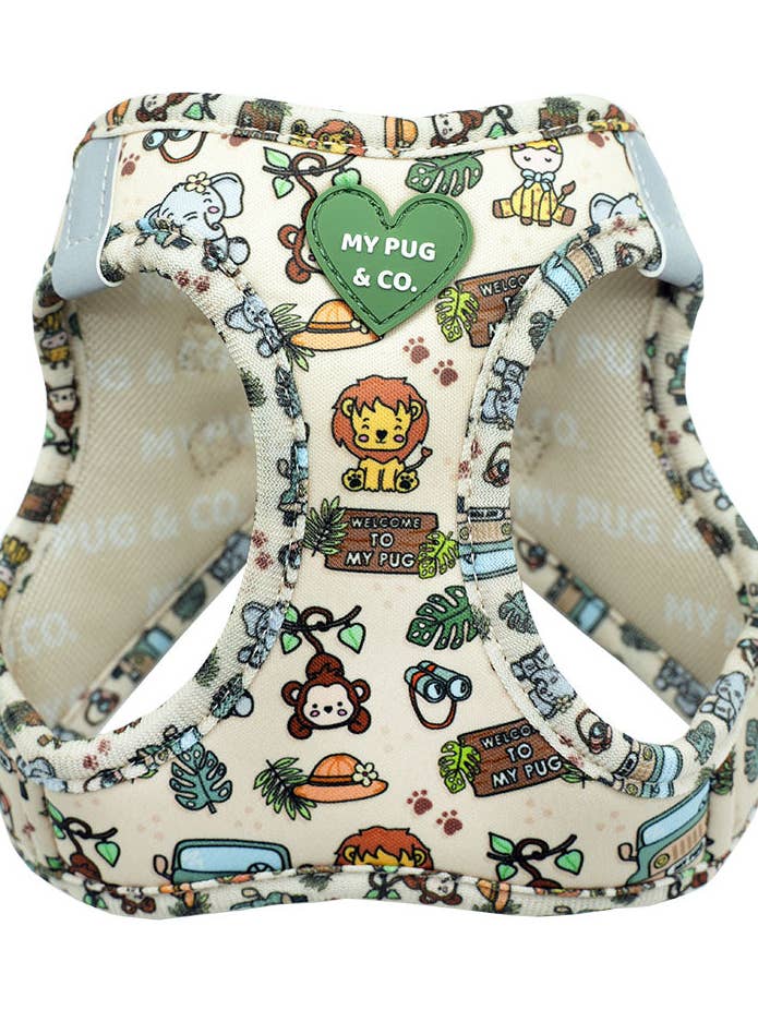 Safari Body Harnas voor wholesale door My Pug & Co.