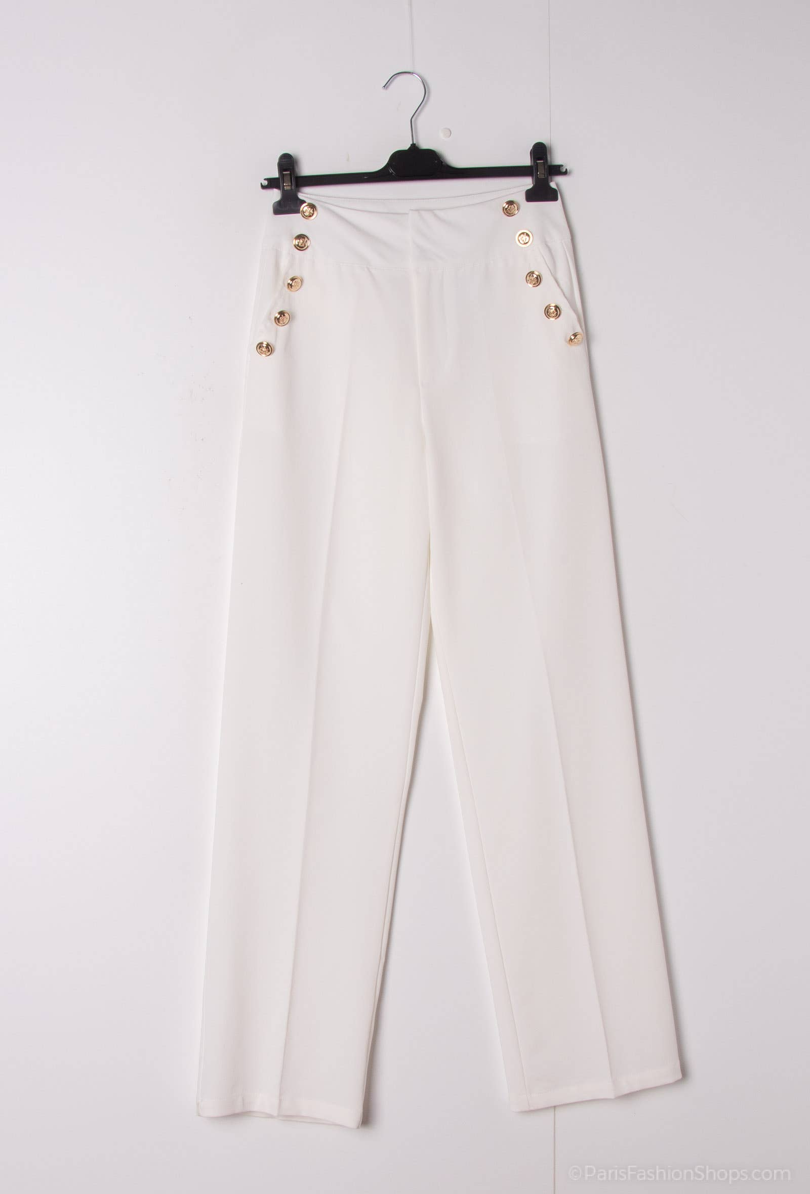 Afinity – wholesale Suit trousers – women's – Women's tailored pants with decorative buttons A3307PT–chic6