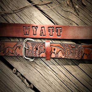 Wholesale Designer Belts famous brands for men blue cowboy waist belts with  custom rhinestones custom belt buckle for jeans From m.