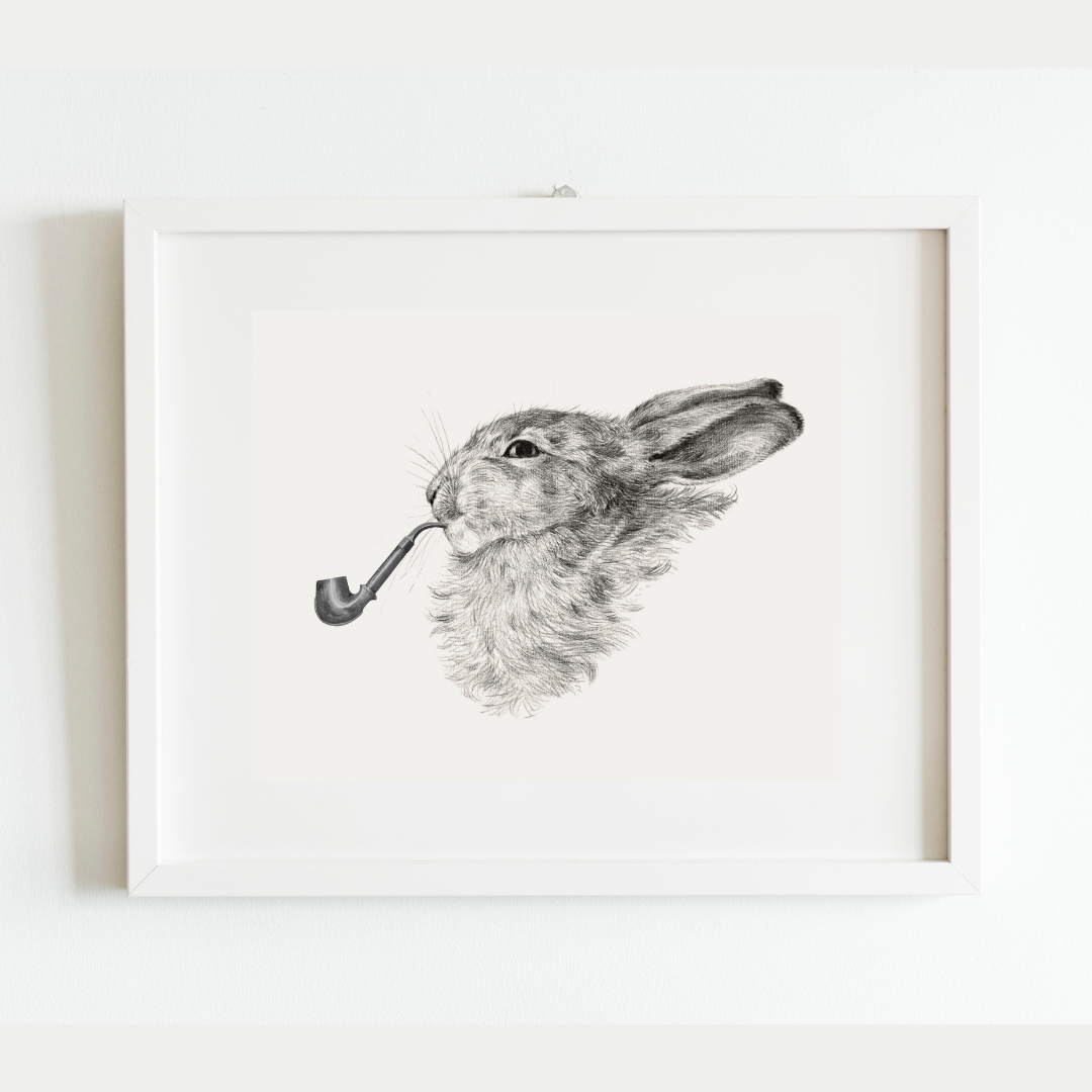 Sea to Skye - Wholesale Art Print - Mr. Gentleman Rabbit Antique Art Print2