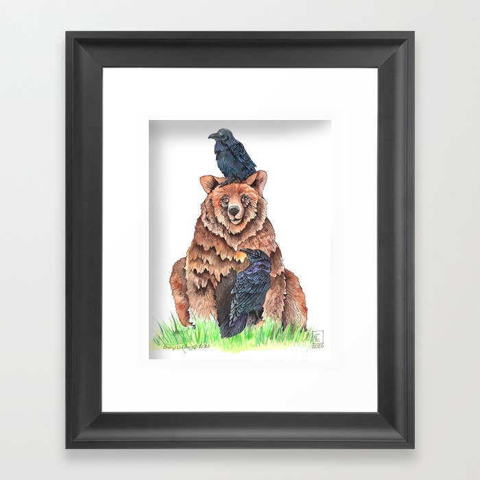 1240. Afternoon with Friends Print for wholesale by Dancing Raven Designs