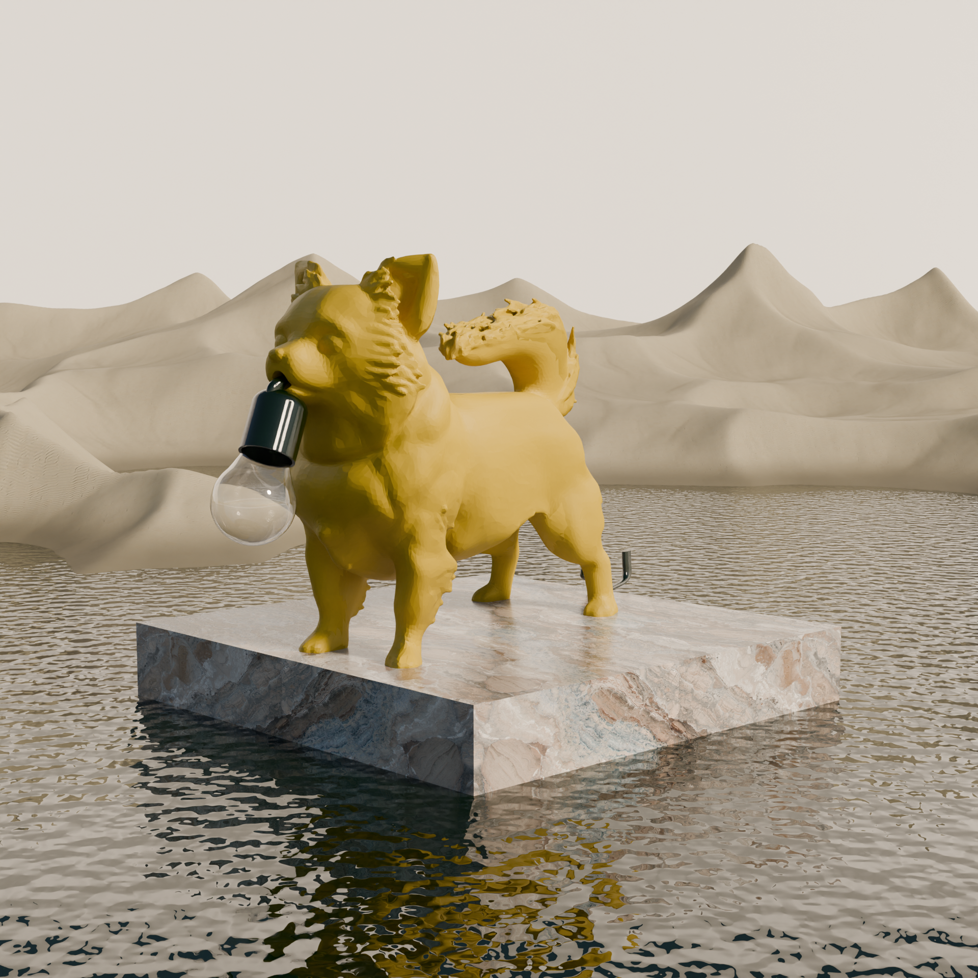 Fiastra Design – Engroshandel Skrivebordslampe – Chihuahua bordlampe6