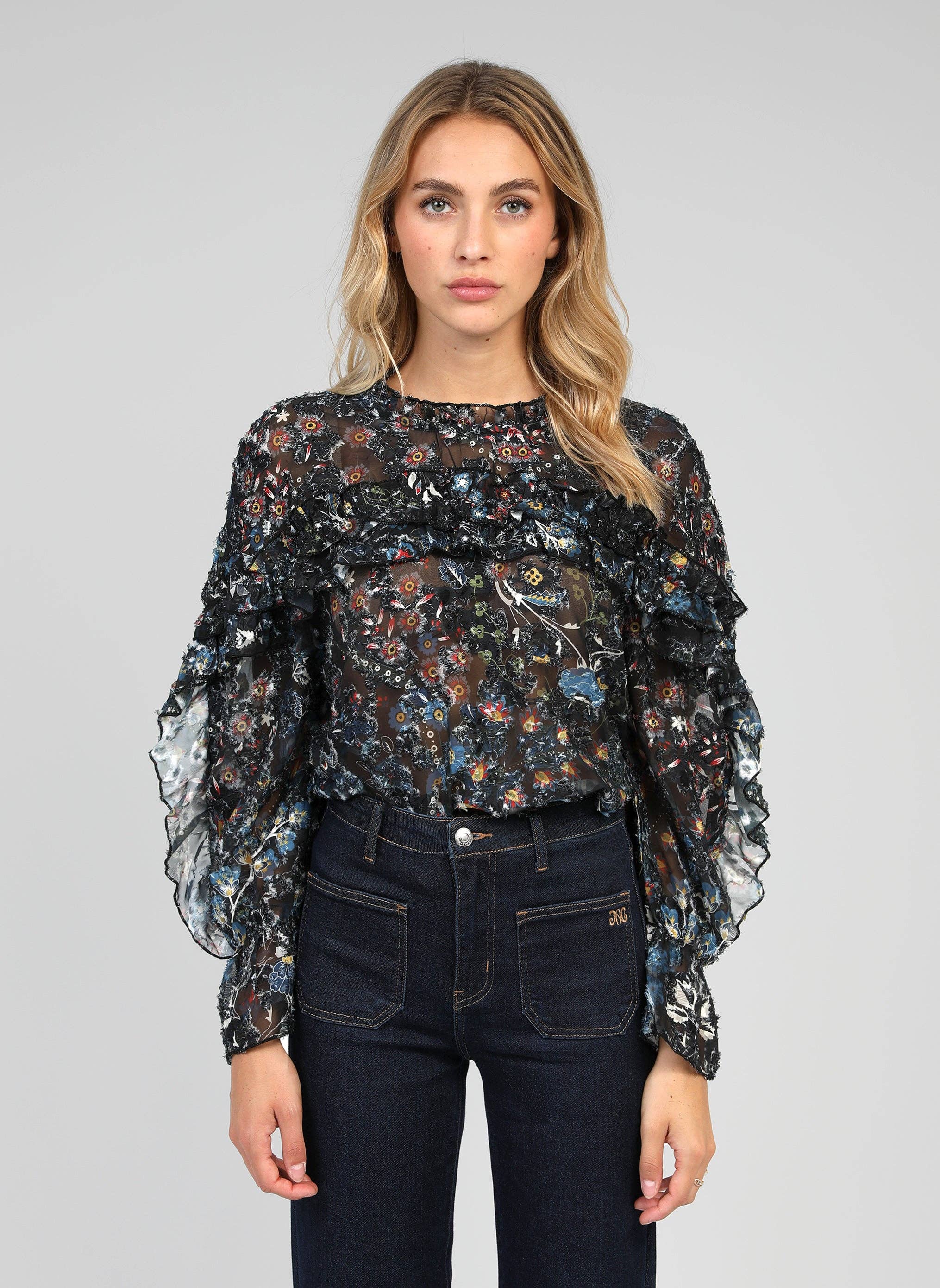 An'ge - Wholesale Blouse - Women's - SOELINA blouse folina black