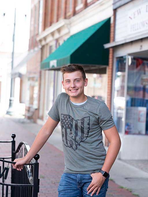 Ohio Roots Printing - Wholesale Screen printed t-shirt – unisex - Army Ohio Flag Tee0