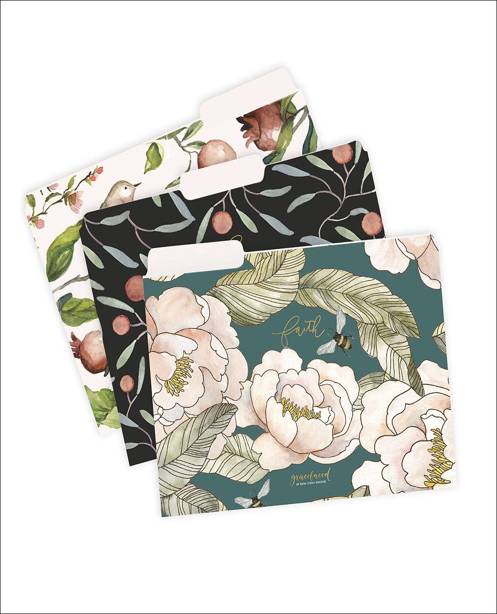 Harvest House Publishers Gift & Specialty Books - Wholesale Folders - Faith Hope Love GraceLaced File Folders