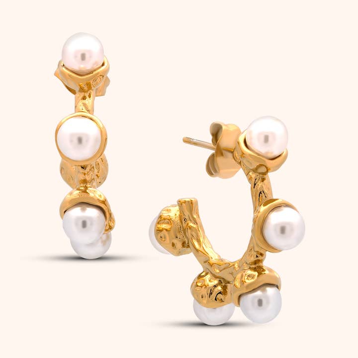 Serenity Glow Hoops for engroshandel hos PRESSIE