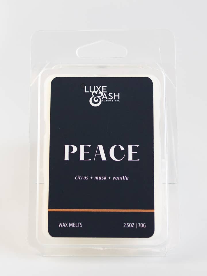 PEACE - Wax Melt for wholesale by Luxe & Ash Candle Co.