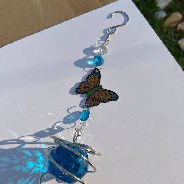 Gypsy Soul - Wholesale Wind Spinner - Stainless Steel Crystal Wind Spinners with Adorn Charms13