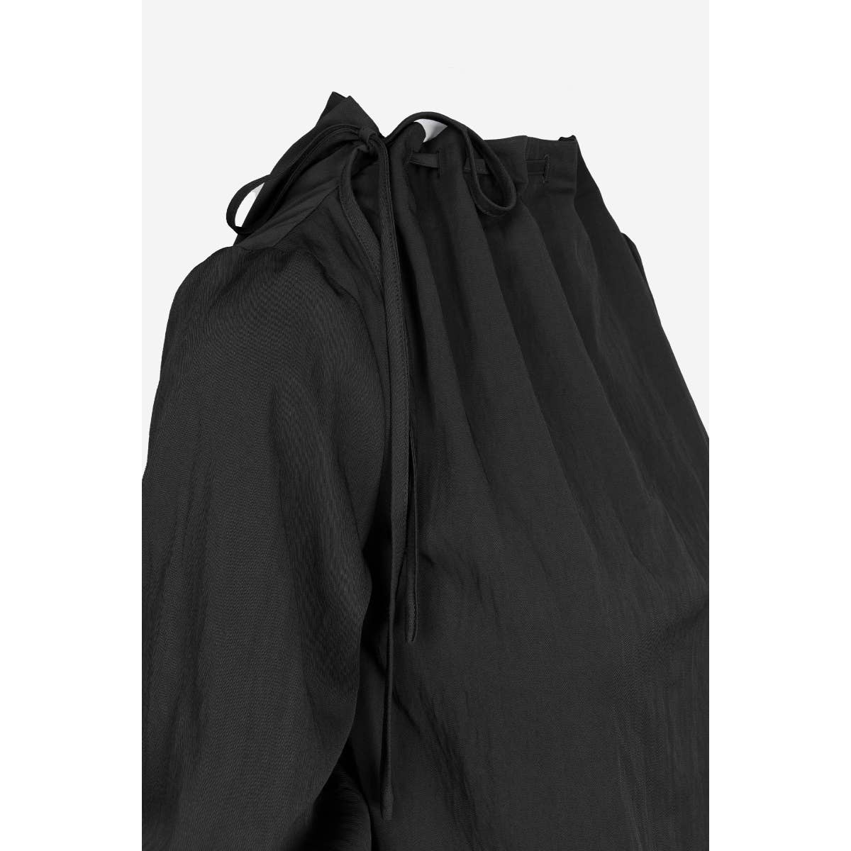 Naked Zebra - Wholesale Blouse - Women's - Long Sleeve Cinched Mock Neck Blouse3