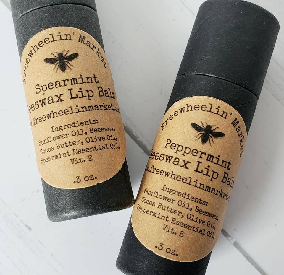 Freewheelin' Market - Wholesale Lip Balm - Beeswax Lip Balm in Eco-Friendly Tube - Choose Your Flavor2