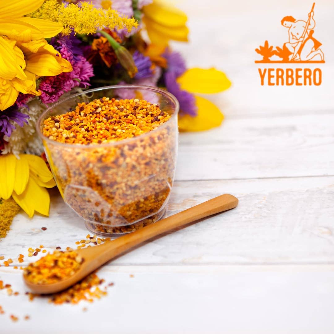 YERBERO - Wholesale Honing - Yerbero Premium bijenpollen korrels in bulk (verschillende maten) | 100% natuurlijk, puur, rauw met zoete rijke smaak | Polen de Abeja Honey 100% natuurlijk7