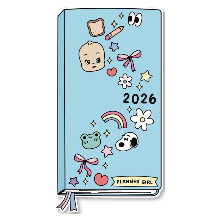 Chica Planificadora Pegatina de Vinilo Impermeable 4 x 4 para venta al por mayor de Handsome Sam's