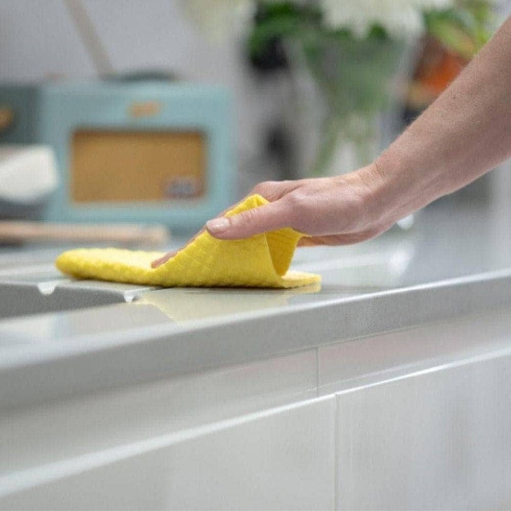 &Keep - Venta al por mayor Paño de cocina - Paño de cocina amarillo de celulosa compostable reutilizable1