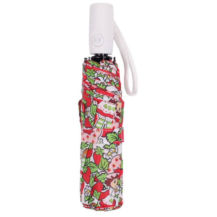 Concept One - Wholesale Umbrella - Women's - Strawberry Shortcake Toss Print Compact Umbrella4