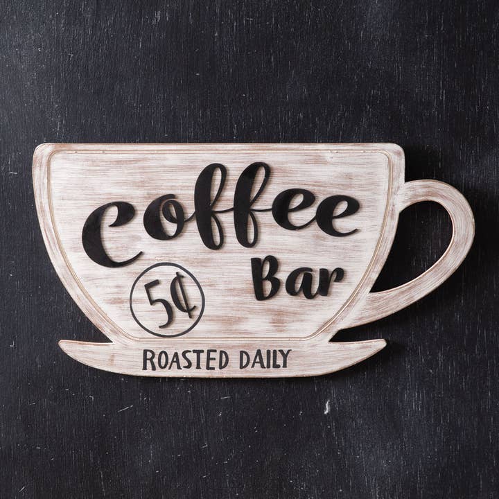 CTW Home Collection - Wholesale Sign - Coffee Bar Wall Sign